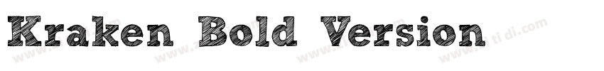 Kraken Bold Version字体转换